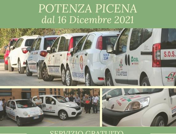 Potenza Picena: riparte il taxi sociale di Anteas Macerata e Cisl Fnp